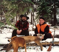 Eric with his nice mountain lion